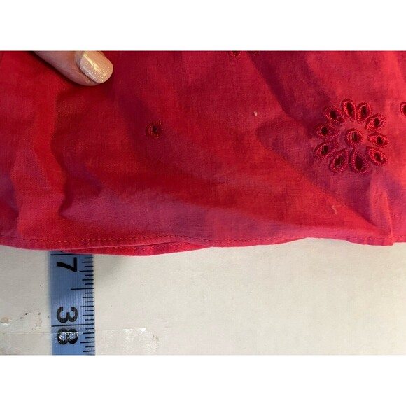 Ann Taylor Women’s Pink Halter Babydoll Dress Embroidered Eyelet 12 Event Guest - Picture 12 of 14